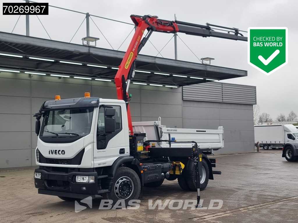 Iveco Eurocargo 180E320 4X2 Steelsuspension 3-Seiten Palfinger PK12.501 Euro 6