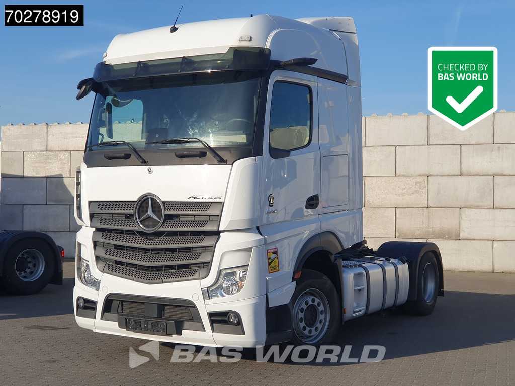 Mercedes Actros 1945 4X2 BigSpace Retarder 2x Tanks MirrorCam