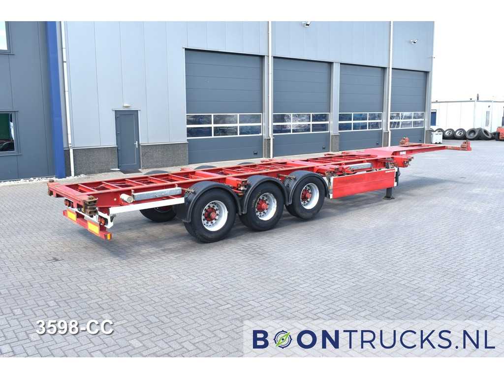 Groenewegen 40CC-12-27TUN | 2x20-30-40ft HC * LIFT AXLE * NL TRAILER