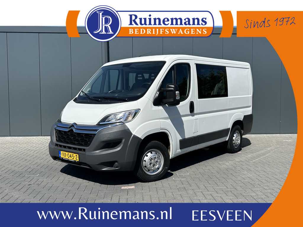 Citroën Jumper 2.2 HDI / L1H1 / DUBBEL CABINE 7-PERS / 1e EIG. / AIRCO / BLUETOOTH / TREKHAAK