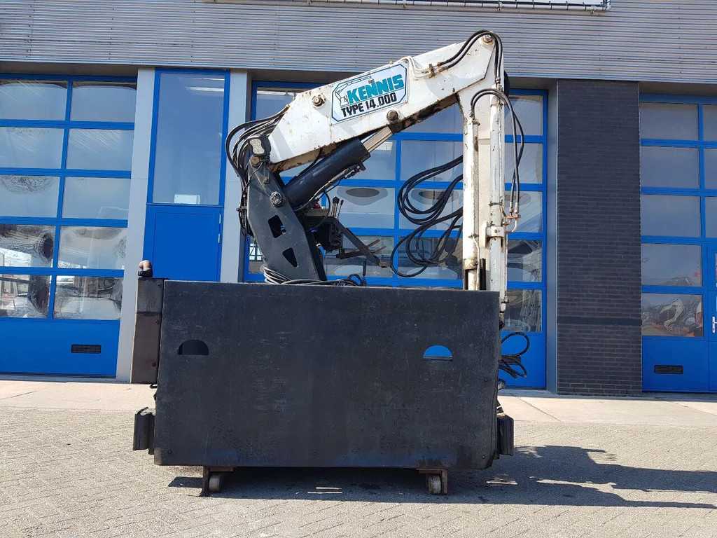 Kennis Rollerkraan R 14.000 2 x Uitschuif Spoorbr 130 cm Rotator loader crane