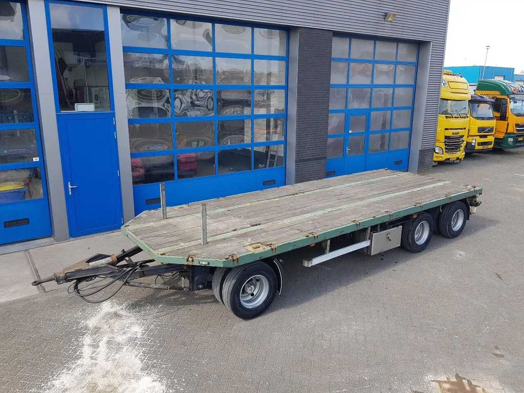Kromhout Nieuwe Apk Lengte 720 cm H = 98 cm Twistlocks platform trailer