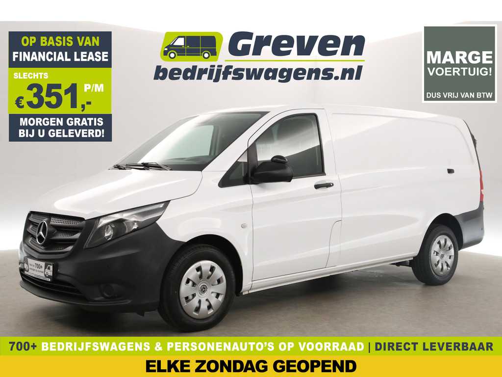 Mercedes-Benz Vito CDI Lang | MARGE! | Airco Cruise Navi 3 Persoons Parkeersensoren