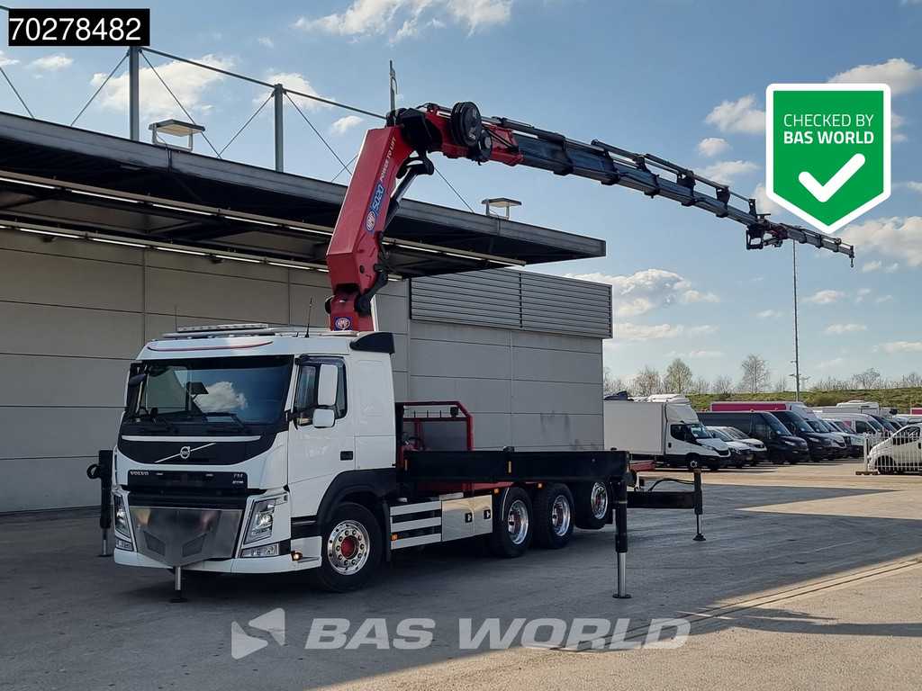 Volvo FM 500 8X4 HMF5020 K6 + Fly Jib Lift+Lenkachse Crane Kran Euro 6