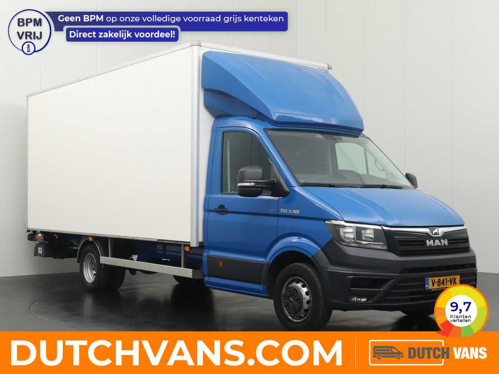 MAN TGE 2.0TDI 177PK Automaat Bakwagen+Laadklep | Laadlengte 5,18 Meter | Navigatie | Camera