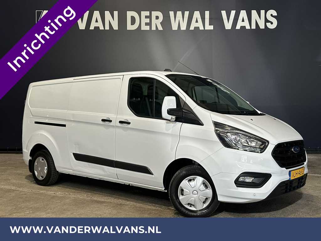 Ford Transit Custom 2.0 TDCI L2H1 inrichting Euro6 Airco | Camera | Apple Carplay | LED | Cruisecontrol | 2800kg Trekhaak Android Auto, Parkeersensoren, Verwarmde voorruit, Bijrijdersbank