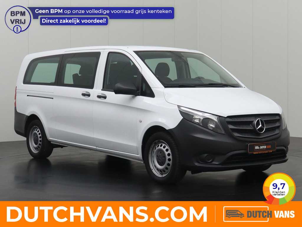 Mercedes-Benz Vito 114BlueTEC 7G-Tronic Automaat Personenbus | 9-Persoons | Extra Lang | Prijs € 28.435,-- incl BTW | Airco | Cruise | BPM vrij !!! | 2-2-2-3 Stoelopstelling