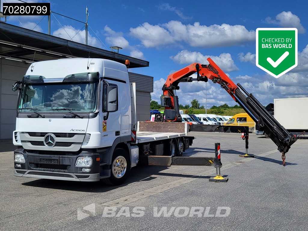 Mercedes Actros 2544 6X2 Palfinger PK 53002 SH Kran Crane Lift-Lenkachse Euro 5