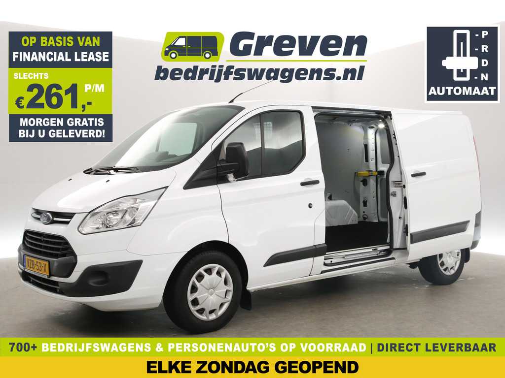 Ford Transit Custom 340 2.0 TDCI L2H1 Trend 170PK Automaat 2xSchuifdeur Airco Cruise 3 Persoons Parkeersensoren