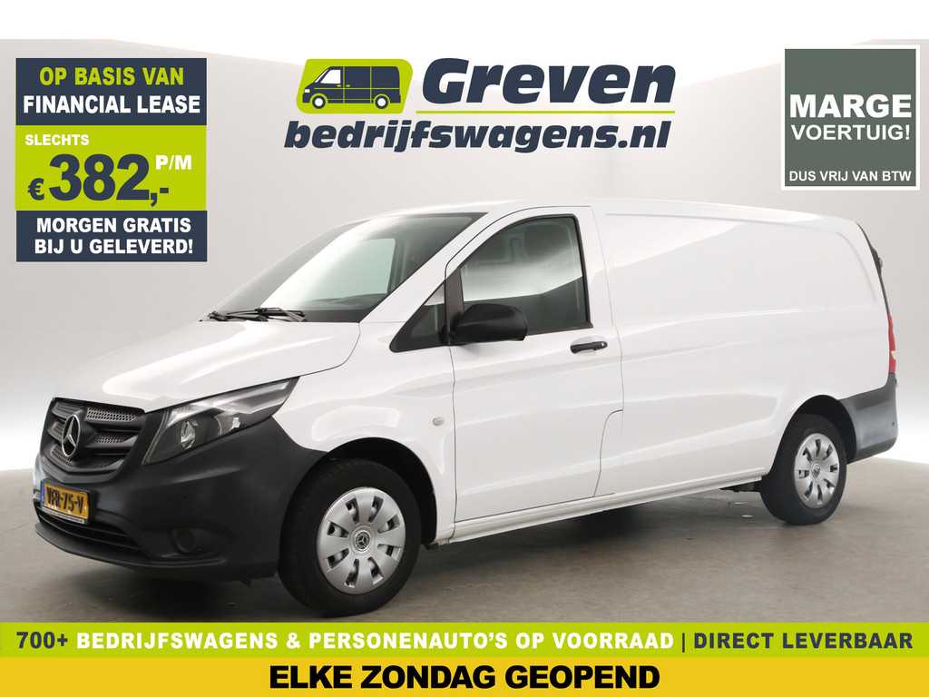 Mercedes-Benz Vito 114 CDI Lang | MARGE! | Airco Camera Cruise Trekhaak Navigatie Parkeersensoren Elektrpakket