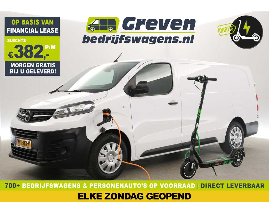 Opel Vivaro-e L3H1 Edition 75 kWh GRATIS E-Step! | EMISSIEVRIJE ZONE | Elektrisch Airco Camera Carplay Cruise PDC 3 Persoons
