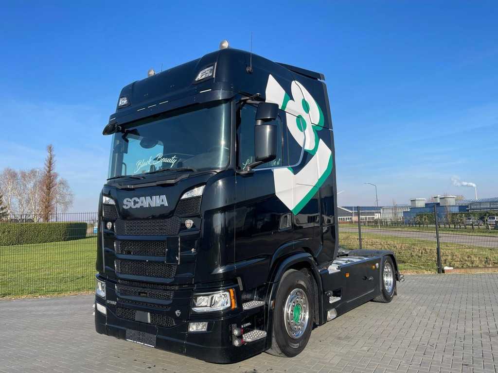 Scania S580 V8 NGS RETARDER, LEATHER, 2X TANK, TOP CONDITION!