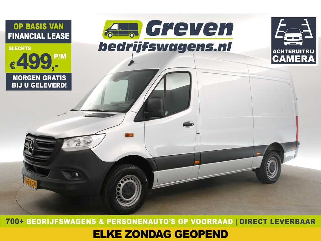 Mercedes-Benz Sprinter 317 CDI L2H2 170PK 360Camera Airco Cruise Carplay 3 Persoons Navigatie PDC Stoelverw.
