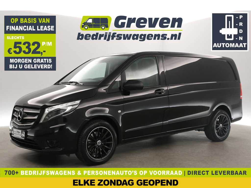 Mercedes-Benz Vito 119 CDI Lang 191PK Automaat Camera Cruise LED Airco Leder Navi Trekhaak 18"LMV 3 Persoons PDC