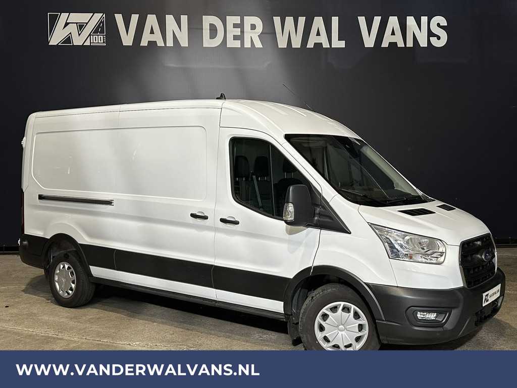 Ford Transit 2.0 TDCI 131pk L3H2 Euro6 Airco | Camera | Navigatie | Apple Carplay | Android Auto Cruisecontrol, Parkeersensoren, Elektrisch verstelbare bestuurdersstoel, Verwarmde voorruit, Stoelverwarming, Bijrijdersbank