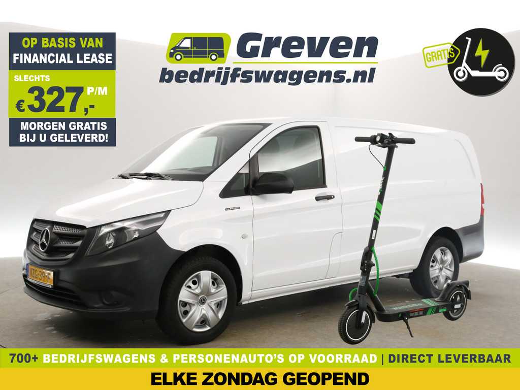 Mercedes-Benz eVito Lang 41 kWh | GRATIS E-Step! | Elektrisch | EMISSIEVRIJE ZONE | Airco Camera Stoelverw. Elektrpakket