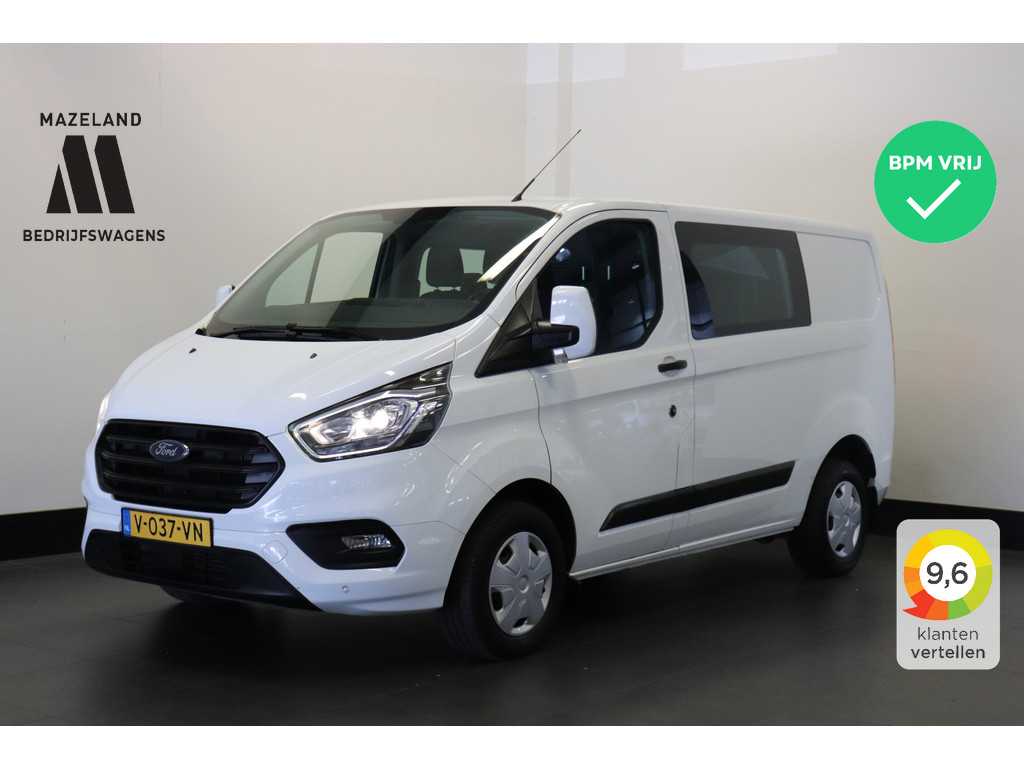 Ford Transit Custom 2.0 TDCI Dubbele Cabine EURO 6 - Airco - Cruise - PDC - € 13.950,- Excl.