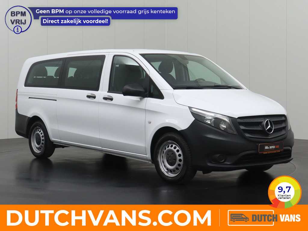 Mercedes-Benz Vito 114BlueTEC 7G-Tronic Automaat Personenbus | 9-Persoons | Extra Lang | Airco | Cruise | BPM vrij !!! | 2-2-2-3 Stoelopstelling