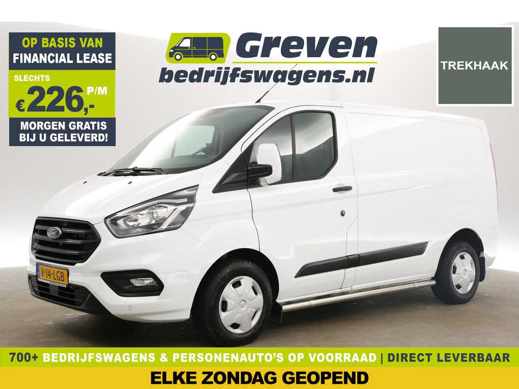 Ford Transit Custom 2.0 TDCI L1H1 Airco Cruise LED Navigatie PDC Trekhaak 3 Persoons Stoelverwarming