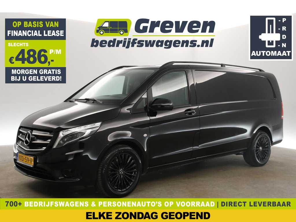 Mercedes-Benz Vito 119 CDI Extra Lang 191PK Automaat Airco Cruise Camera Navigatie 3 Persoons LED 18''LMV Trekhaak