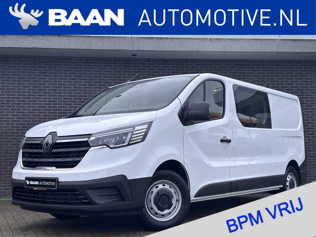 Renault Trafic 2.0 Blue dCi 130 T29 L2H1 Advance DC | Houten vloer | Zijwandbekleding laadruimte | Trekhaak | All-season