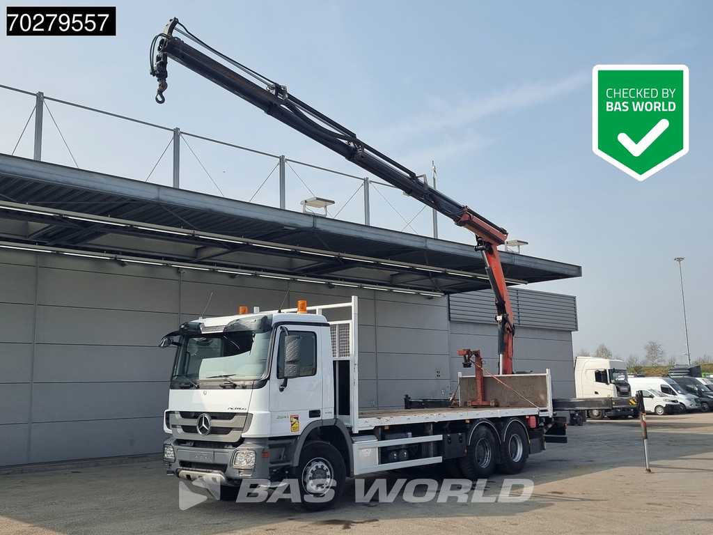 Mercedes Actros 2641 6X4 Palfinger PK18002-EH Remote Full Steel Euro 5