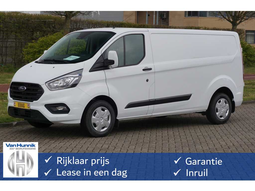 Ford Transit Custom 300L 130 PK Trend Airco, Cruise, Camera, Apple CP / Android Auto Trekhaak!! NR. 872