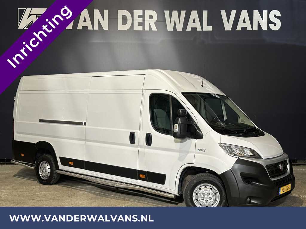 Fiat Ducato 3.0 NP 136pk L4H2 Post NL inrichting Euro6 Airco |  Camera sidebars, 270 graden achterdeuren, schappen, doorloopdeur