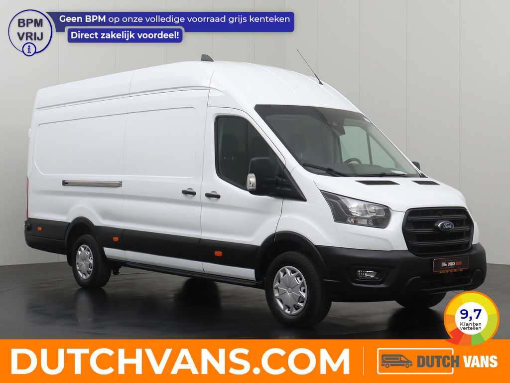 Ford Transit 2.0TDCI 170PK L4H3 Jumbo | Airco | Navigatie | 3-Persoons | Betimmering