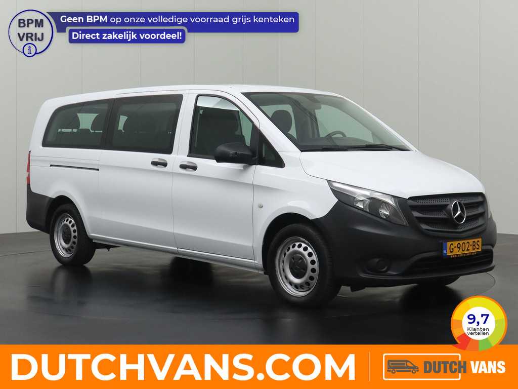 Mercedes-Benz Vito 114BlueTEC 7G-Tronic Automaat Personenbus | 9-Persoons | Extra Lang | Airco | Cruise | BPM vrij !!! | 2-2-2-3 Stoelopstelling