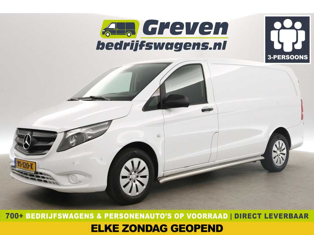 Mercedes-Benz Vito 111 CDI Lang Airco Camera Cruise Trekhaak Navigatie PDC 3 Persoons