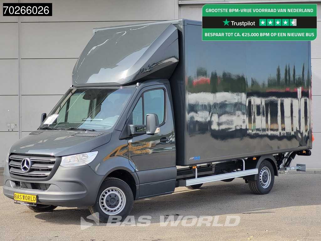 Mercedes Sprinter 317 CDI Automaat Bakwagen Laadklep Lat om Lat Navi Airco Cruise Meubelbak Koffer 22m3 Airco Cruise control