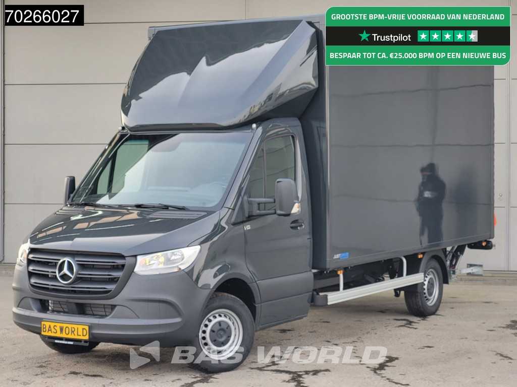 Mercedes Sprinter 317 CDI Automaat Bakwagen Laadklep Lat om Lat Navi Airco Cruise Meubelbak Koffer 22m3 Airco Cruise control