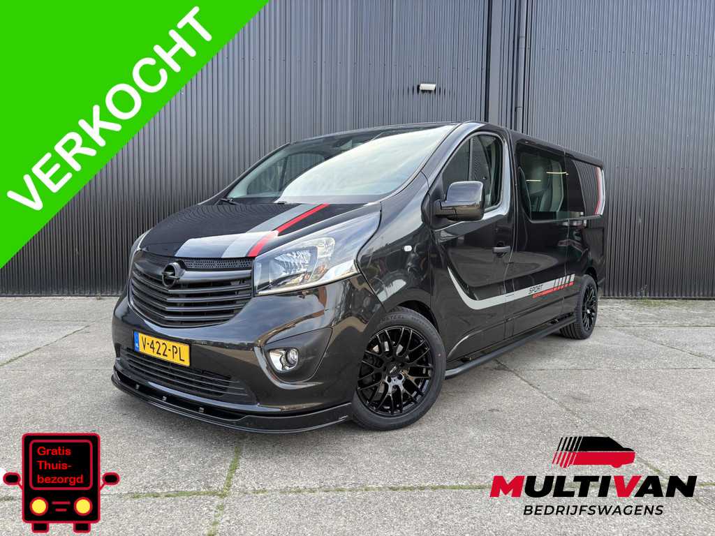 Opel Vivaro CDTI 125pk L2H1 DC Sport Edition | MARGE | Navigatie | Velgen | Sidebars | Camera | Dubbel cabine | Trafic Talento