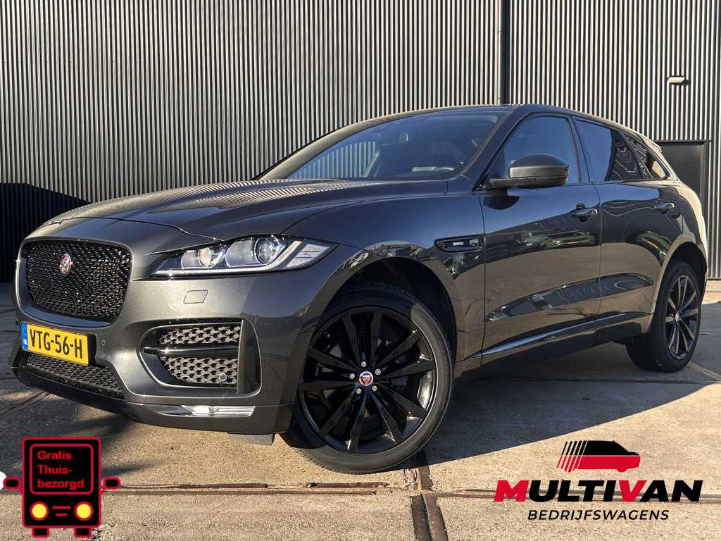 Jaguar F-Pace R-Sport | GRIJS KENTEKEN | Vol opties! | PANO | LED | Elektr. Verstelbare stoelen | Stuurverwarming