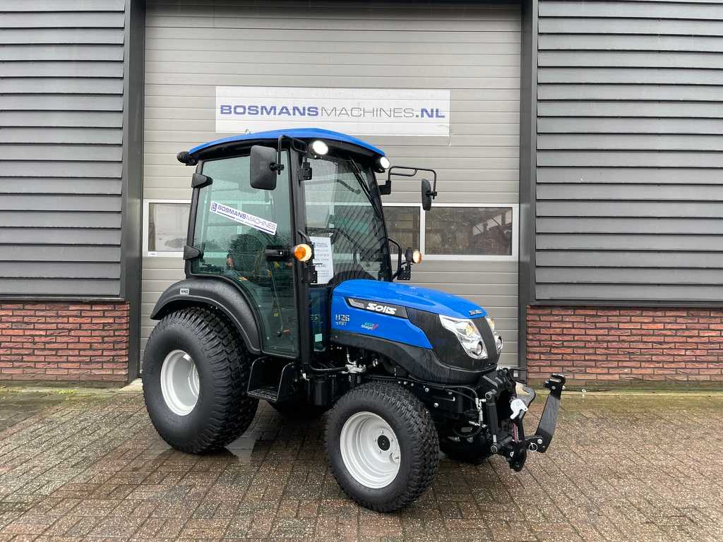 Solis 26 HST minitractor NIEUW met cabine / fronthef LEASE €290