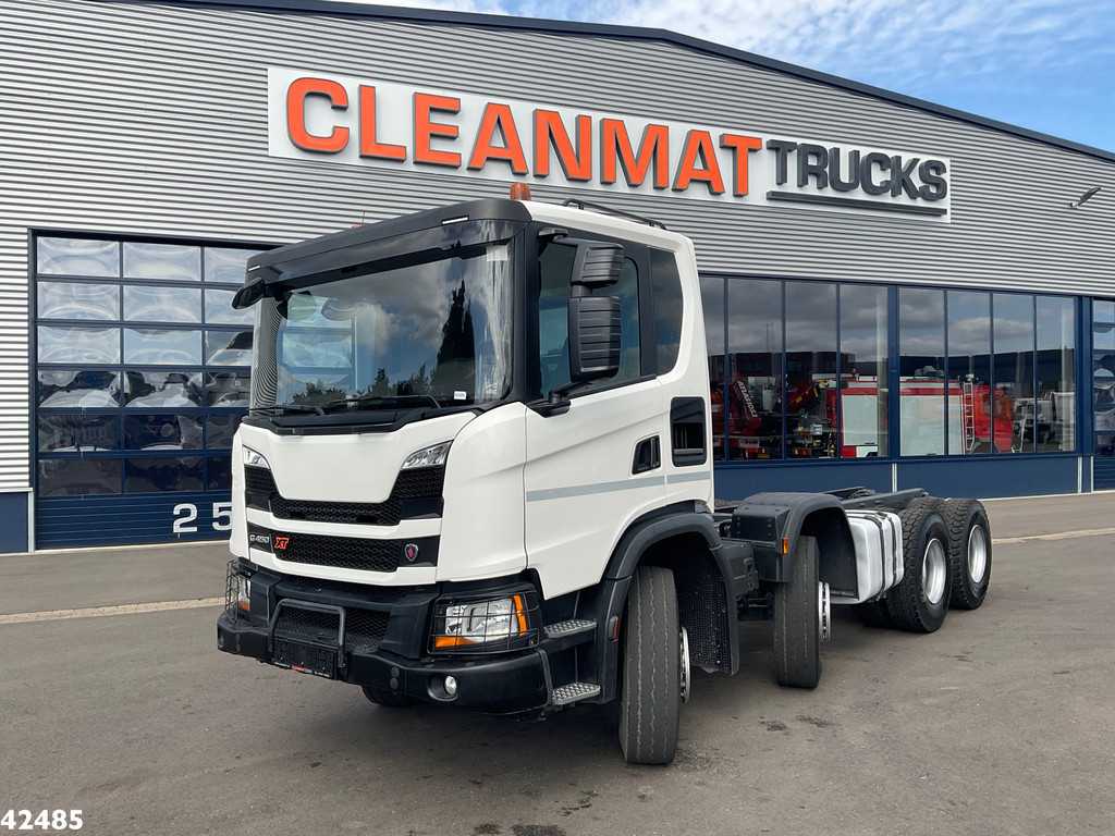 Scania G 450 8x4 Chassis Retarder Just 81.865 km