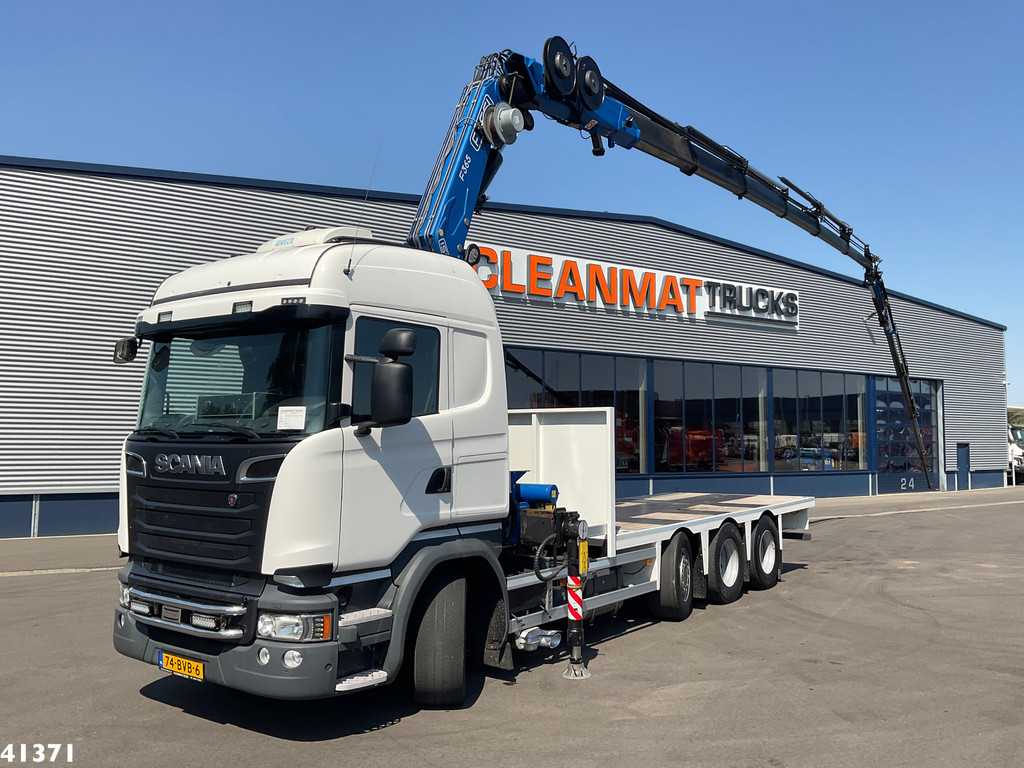 Scania R 580 V8 8x2 Fassi 36 Tonmeter laadkraan + Fly jib