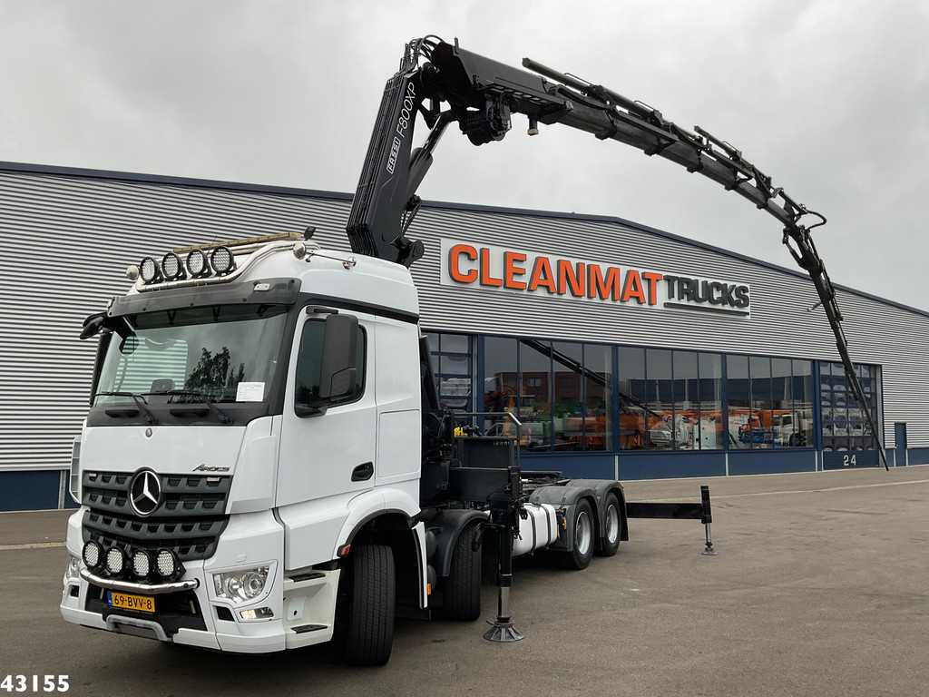 Mercedes-Benz Arocs 3251 8x4 Euro 6 Fassi 80 Tonmeter laadkraan + Fly-Jib