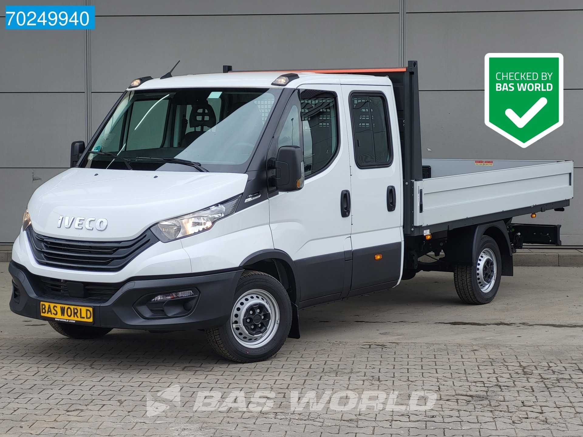 Iveco Daily 35S16 Automaat Open Laadbak 3.5t trekhaak Camera Airco Pritsche Pickup Airco Dubbel cabine Trekhaak