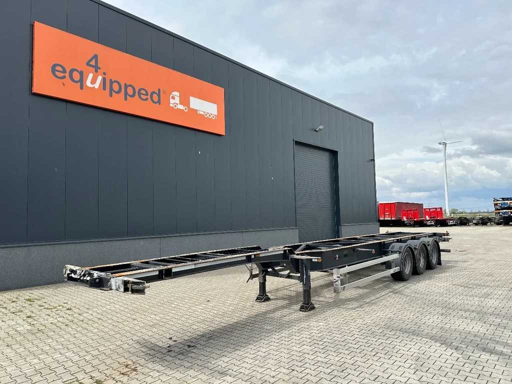 LAG 40FT/45FT HC, BPW+drum, empty weight: 4.120kg, NL-chassis, APK: 11/2024