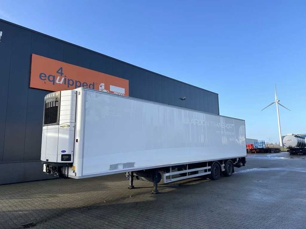 Chereau Carrier Vector 1550 CITY, tail-lift, steering-axle (TRIDEC), liftaxle, full chassis, SAF+disc, NL-trailer