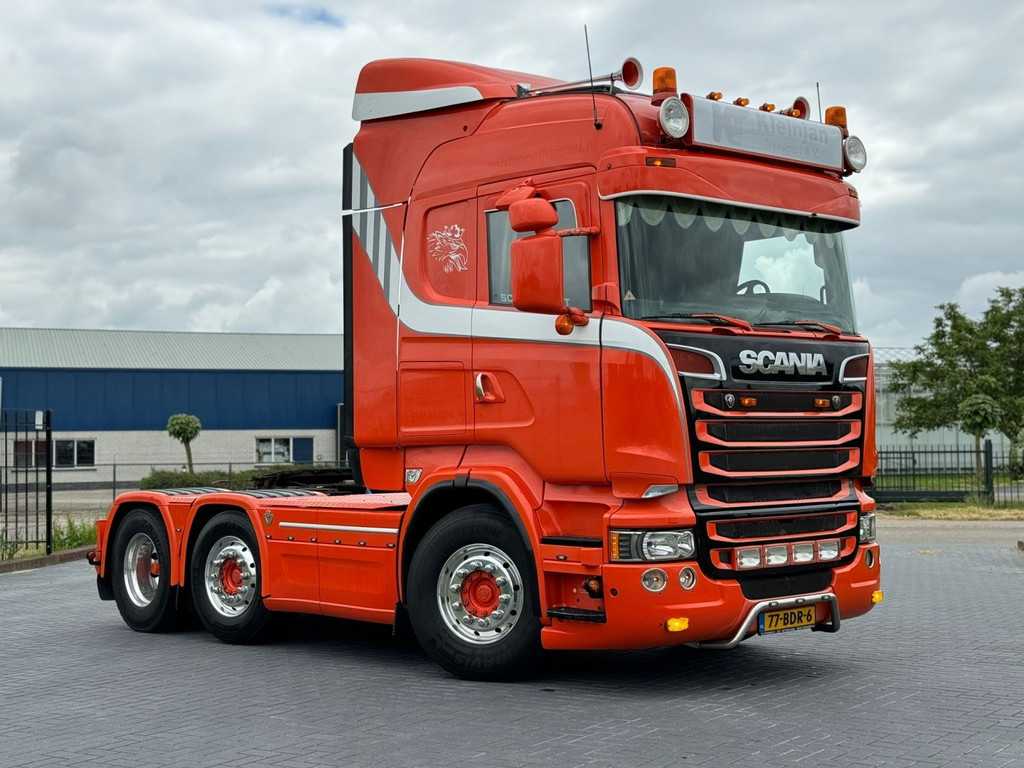 Scania 6X2/4, FULL SPOILER, LEATHER, STEEL/AIR.