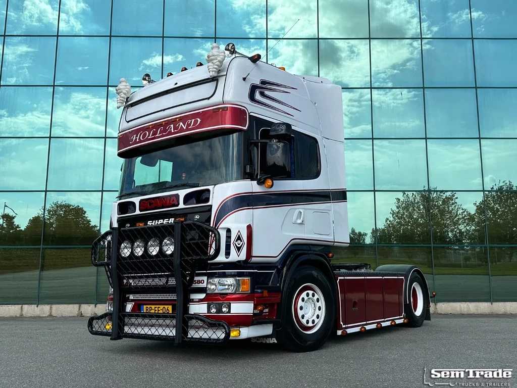 Scania R164-480 V8 KING OF THE ROAD SHOW TRUCK SPECIAL INTERIOR MANUAL GEARBOX RETARDER ORIGINAL HOLLAND-TRUCK