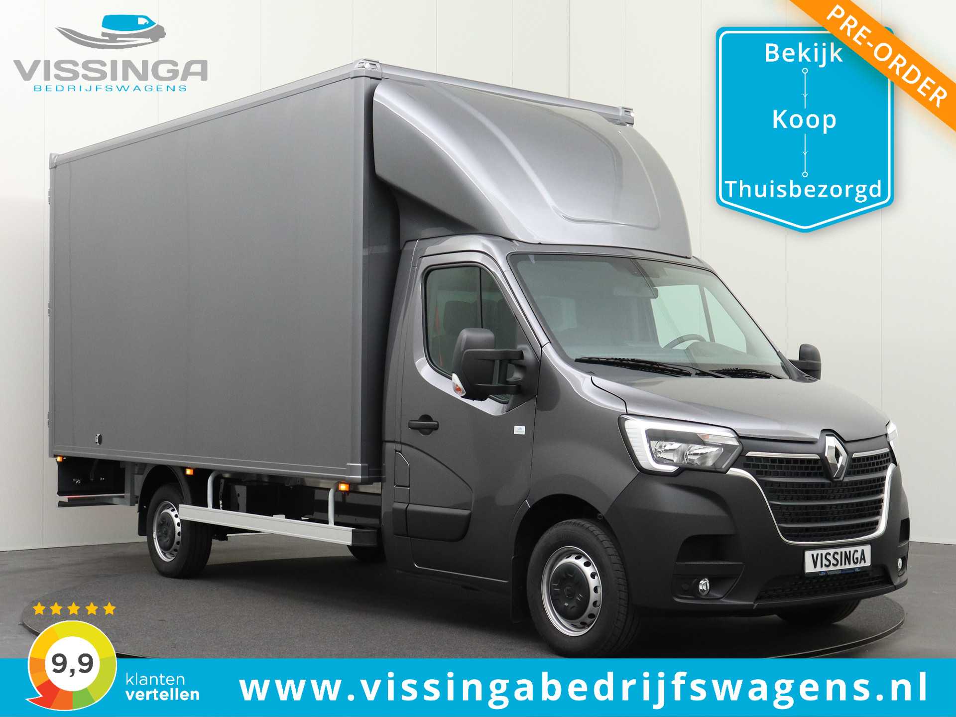 Renault Master Meubelbak 440x211x232 (21.5m3) 1100 kg laadvermogen!