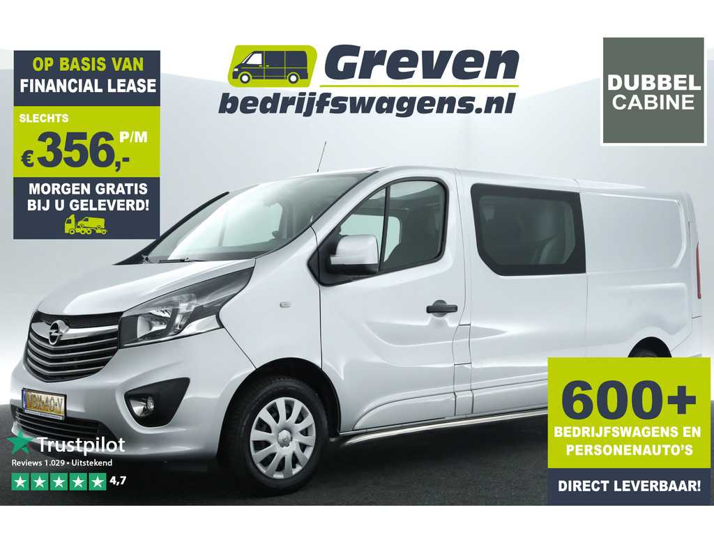 Opel Dubbele Cabine Airco Cruise PDC Navi 5 Persoons Elektrpakket Sidebars