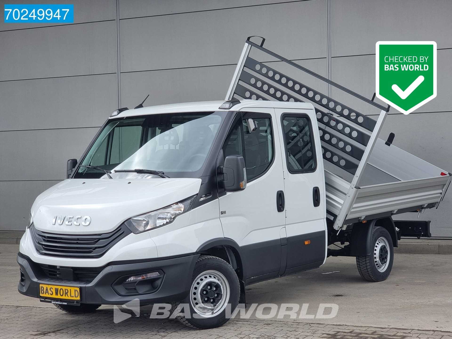 Iveco Daily 35S16 160PK 3 zijdige Kipper Dubbel Cabine 3.5t trekhaak Tipper Benne DoKa Airco Dubbel cabine Trekhaak