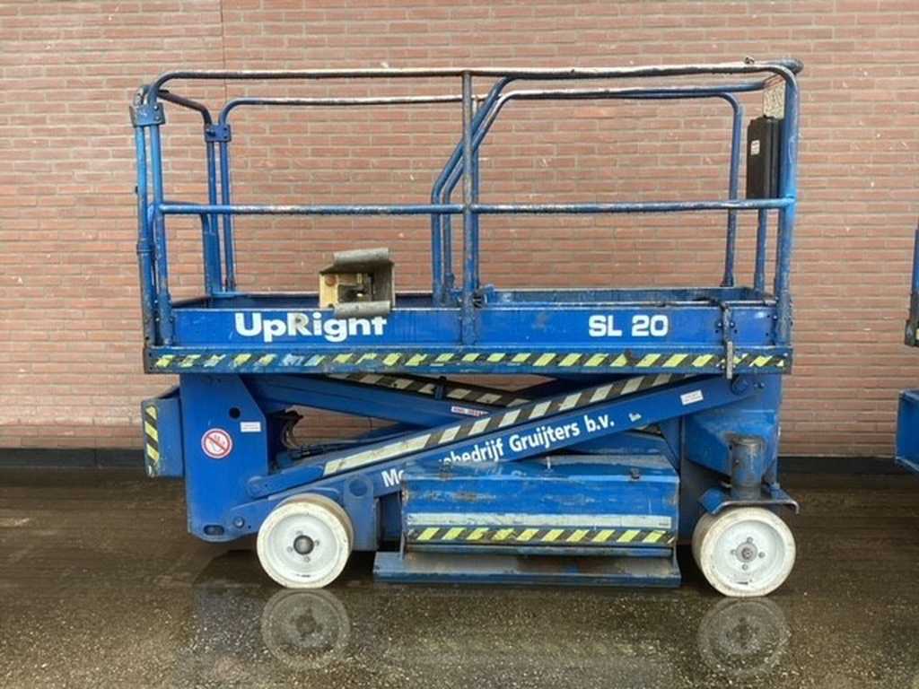 Gebruikte schaarhoogwerker Upright SL20