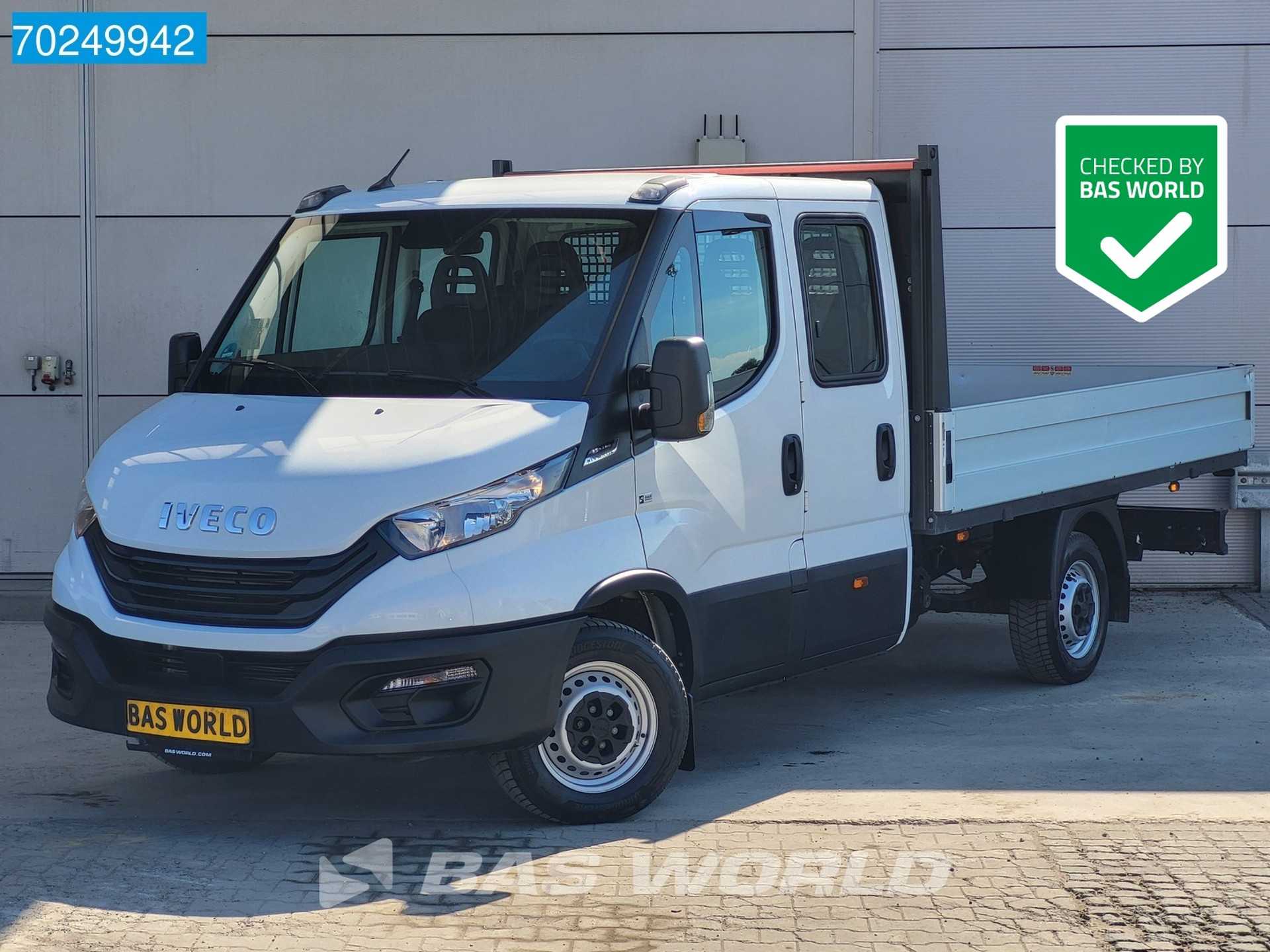 Iveco Daily 35S16 Automaat Open laadbak Dubbel Cabine 3.5t Trekhaak Camera Airco Pickup Pritsche Airco Dubbel cabine Trekhaak