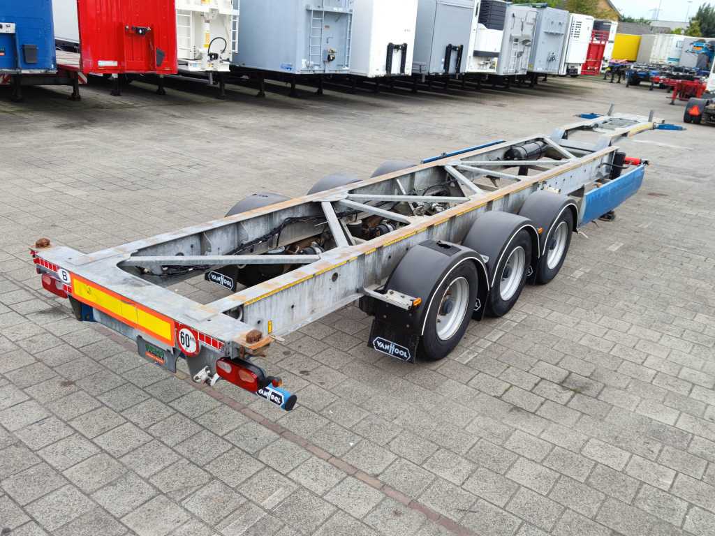 Van Hool A3C002 3 Axle ContainerChassis 40/45FT - Galvinised Chassis - 4420kg EmptyWeight (O1419)